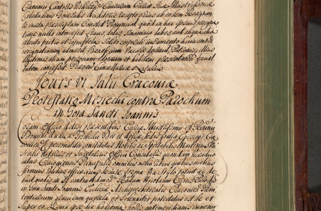 Zdjęcie nr 876 dla obiektu archiwalnego: Acta actorum episcopalium R. D. Andreae Trzebicki, episcopi Cracoviensis et ducis Severiae de 1679. Volumen VIII