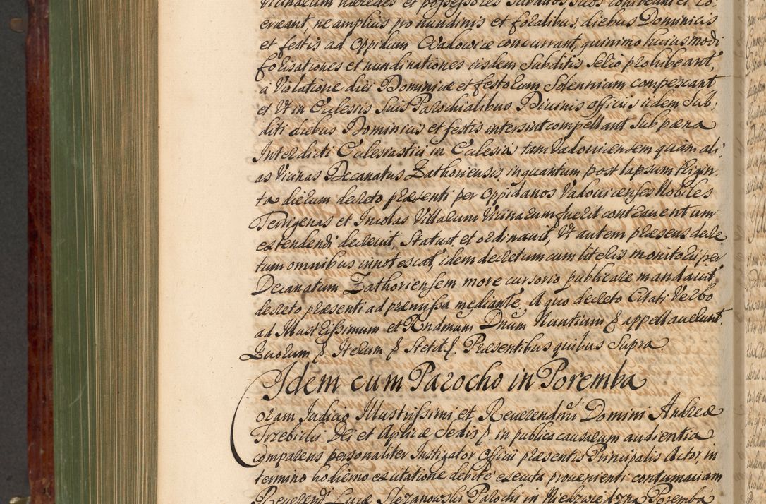 Zdjęcie nr 873 dla obiektu archiwalnego: Acta actorum episcopalium R. D. Andreae Trzebicki, episcopi Cracoviensis et ducis Severiae de 1679. Volumen VIII
