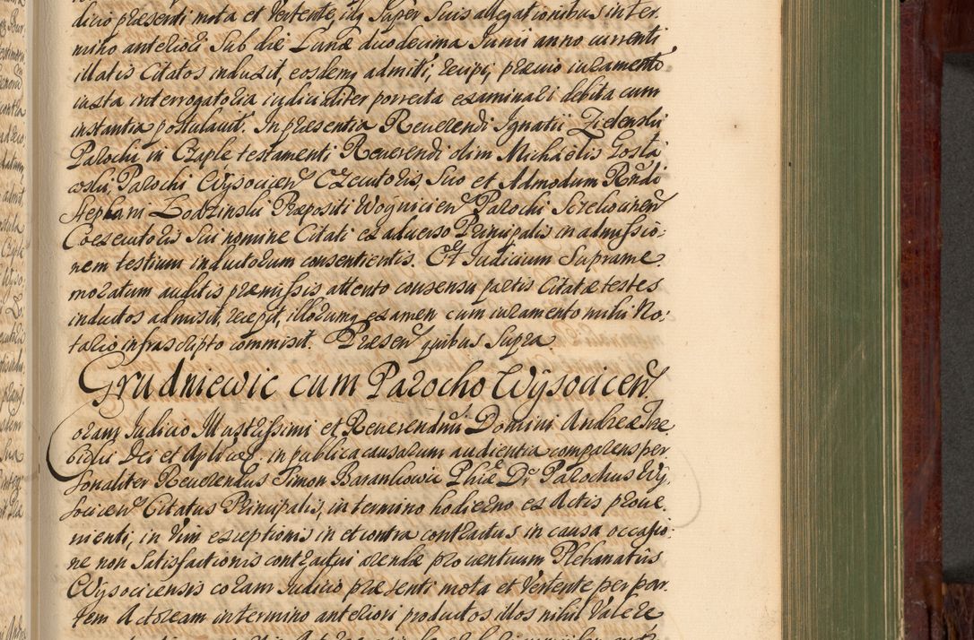 Zdjęcie nr 868 dla obiektu archiwalnego: Acta actorum episcopalium R. D. Andreae Trzebicki, episcopi Cracoviensis et ducis Severiae de 1679. Volumen VIII