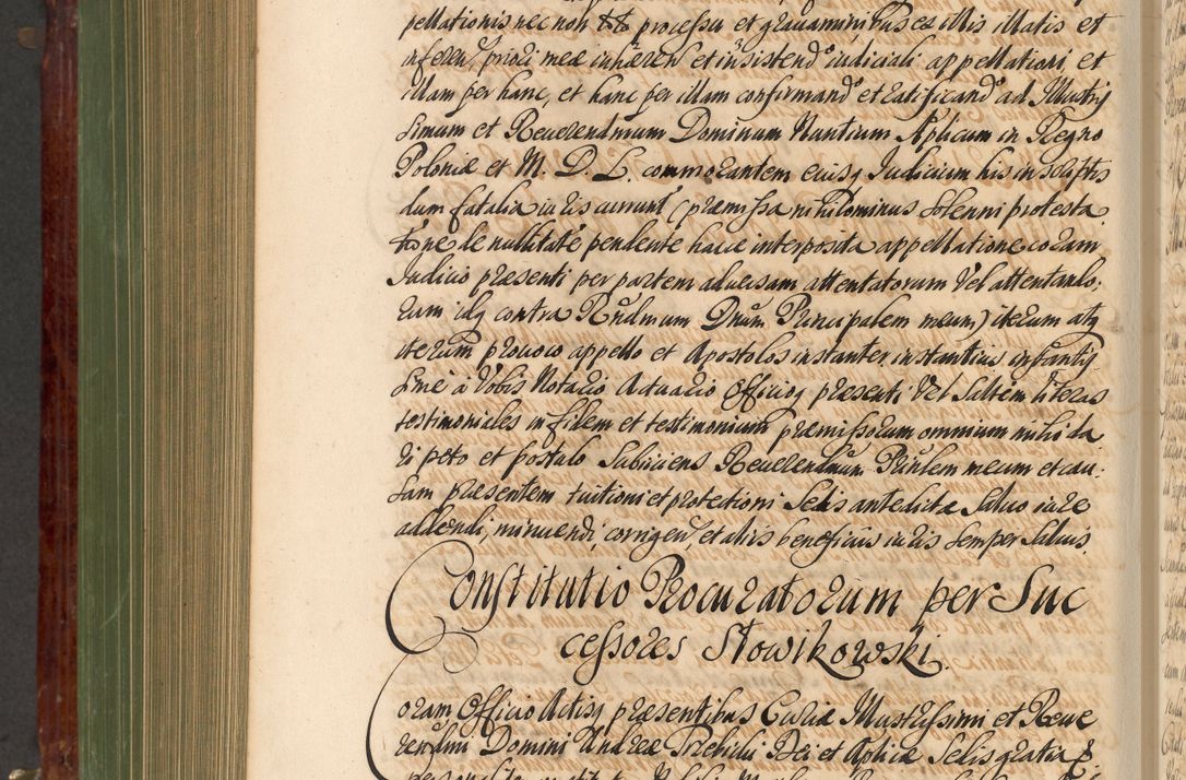 Zdjęcie nr 851 dla obiektu archiwalnego: Acta actorum episcopalium R. D. Andreae Trzebicki, episcopi Cracoviensis et ducis Severiae de 1679. Volumen VIII