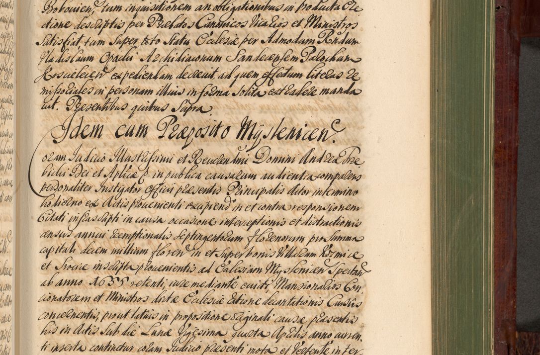Zdjęcie nr 844 dla obiektu archiwalnego: Acta actorum episcopalium R. D. Andreae Trzebicki, episcopi Cracoviensis et ducis Severiae de 1679. Volumen VIII