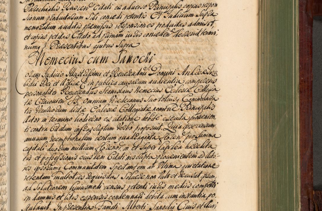 Zdjęcie nr 840 dla obiektu archiwalnego: Acta actorum episcopalium R. D. Andreae Trzebicki, episcopi Cracoviensis et ducis Severiae de 1679. Volumen VIII