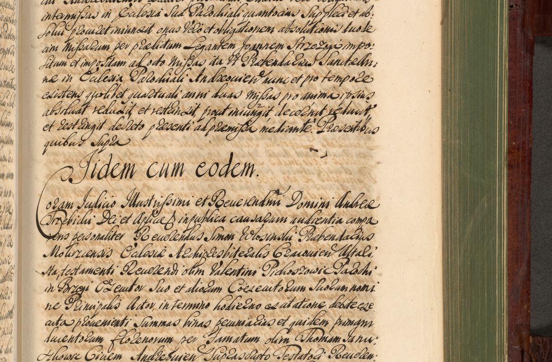 Zdjęcie nr 838 dla obiektu archiwalnego: Acta actorum episcopalium R. D. Andreae Trzebicki, episcopi Cracoviensis et ducis Severiae de 1679. Volumen VIII