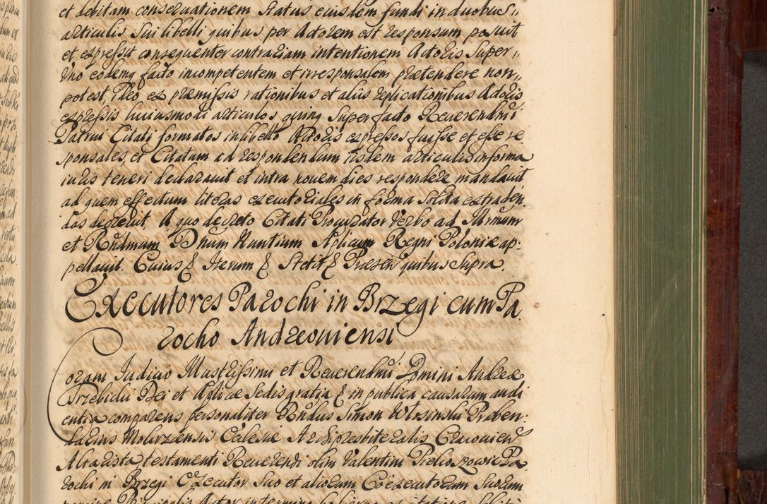 Zdjęcie nr 836 dla obiektu archiwalnego: Acta actorum episcopalium R. D. Andreae Trzebicki, episcopi Cracoviensis et ducis Severiae de 1679. Volumen VIII