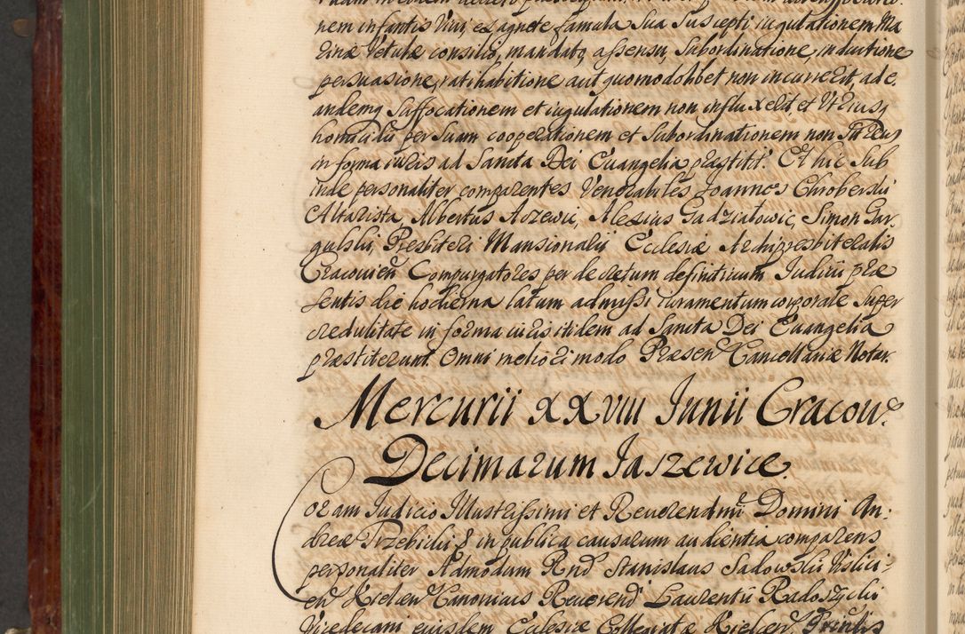 Zdjęcie nr 829 dla obiektu archiwalnego: Acta actorum episcopalium R. D. Andreae Trzebicki, episcopi Cracoviensis et ducis Severiae de 1679. Volumen VIII