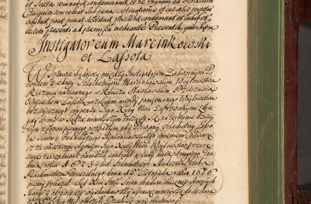 Zdjęcie nr 828 dla obiektu archiwalnego: Acta actorum episcopalium R. D. Andreae Trzebicki, episcopi Cracoviensis et ducis Severiae de 1679. Volumen VIII