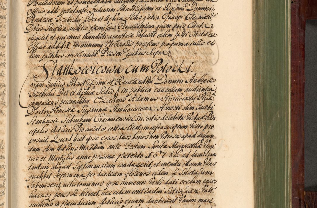 Zdjęcie nr 812 dla obiektu archiwalnego: Acta actorum episcopalium R. D. Andreae Trzebicki, episcopi Cracoviensis et ducis Severiae de 1679. Volumen VIII