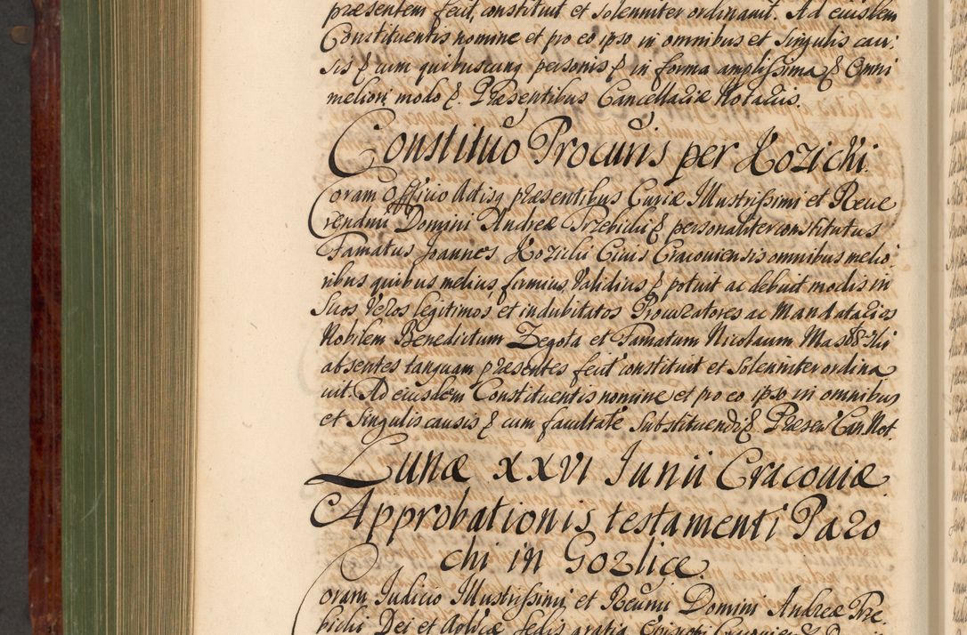 Zdjęcie nr 805 dla obiektu archiwalnego: Acta actorum episcopalium R. D. Andreae Trzebicki, episcopi Cracoviensis et ducis Severiae de 1679. Volumen VIII