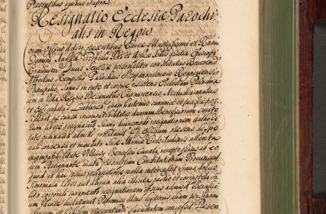 Zdjęcie nr 804 dla obiektu archiwalnego: Acta actorum episcopalium R. D. Andreae Trzebicki, episcopi Cracoviensis et ducis Severiae de 1679. Volumen VIII