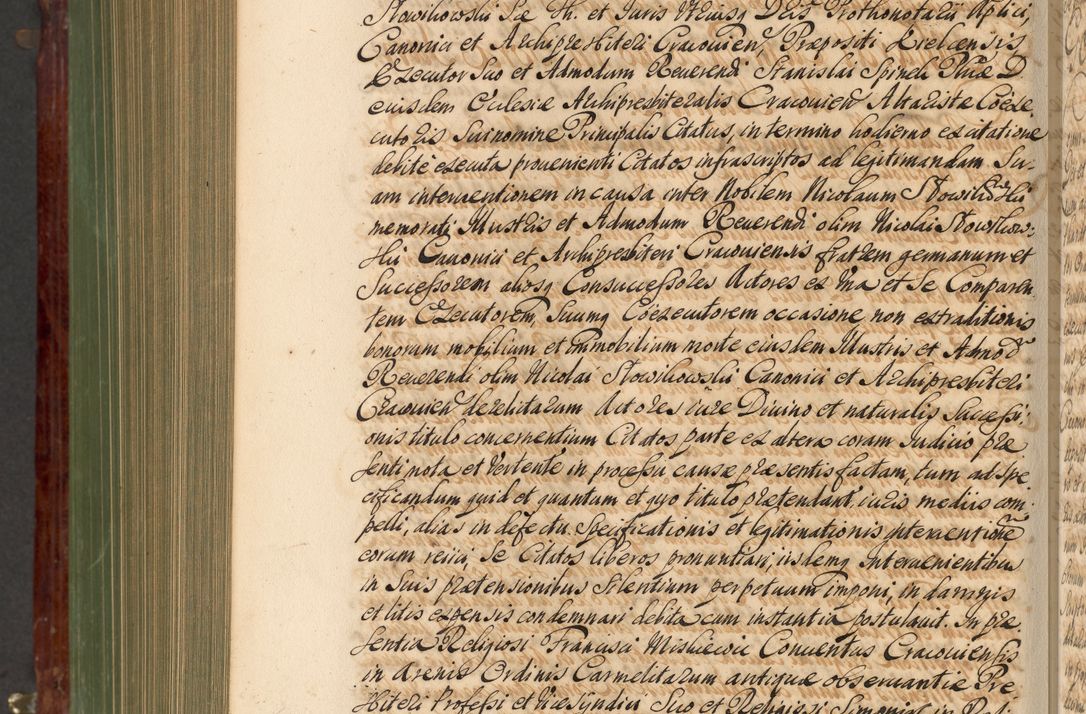 Zdjęcie nr 1003 dla obiektu archiwalnego: Acta actorum episcopalium R. D. Andreae Trzebicki, episcopi Cracoviensis et ducis Severiae de 1679. Volumen VIII