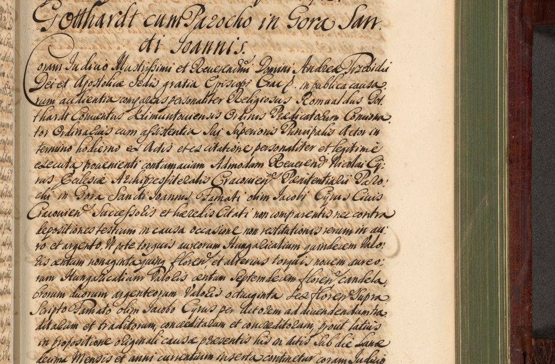 Zdjęcie nr 1004 dla obiektu archiwalnego: Acta actorum episcopalium R. D. Andreae Trzebicki, episcopi Cracoviensis et ducis Severiae de 1679. Volumen VIII