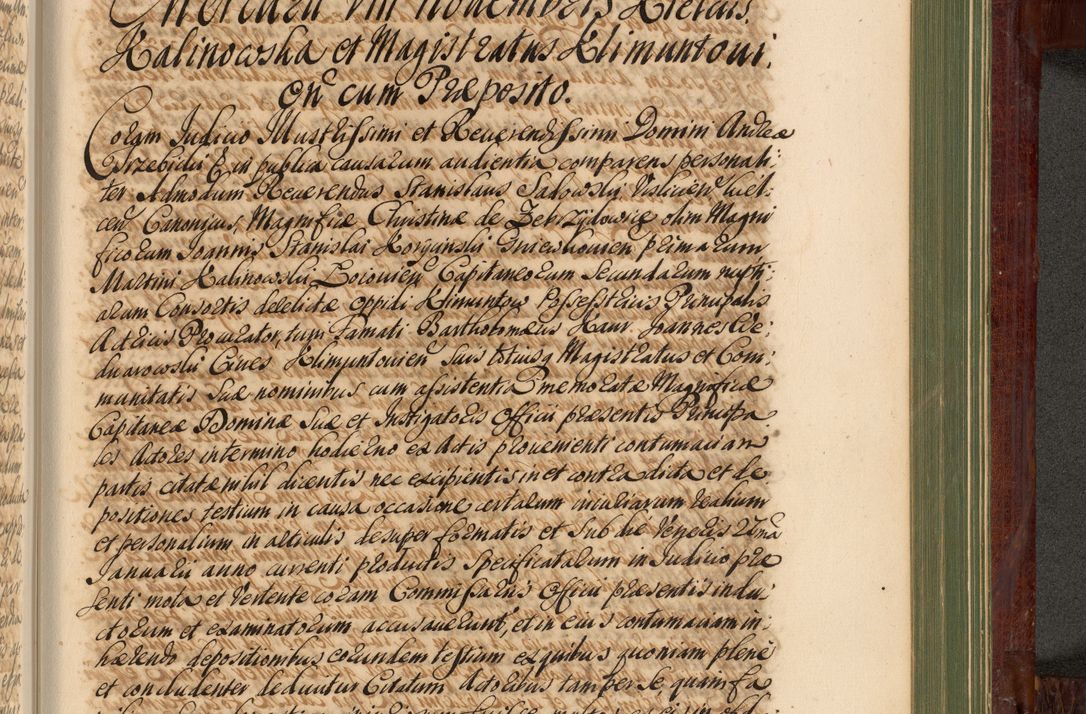 Zdjęcie nr 1200 dla obiektu archiwalnego: Acta actorum episcopalium R. D. Andreae Trzebicki, episcopi Cracoviensis et ducis Severiae de 1679. Volumen VIII