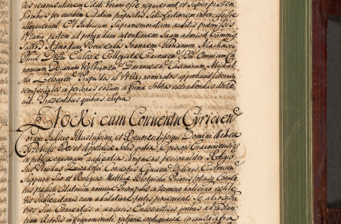 Zdjęcie nr 1006 dla obiektu archiwalnego: Acta actorum episcopalium R. D. Andreae Trzebicki, episcopi Cracoviensis et ducis Severiae de 1679. Volumen VIII