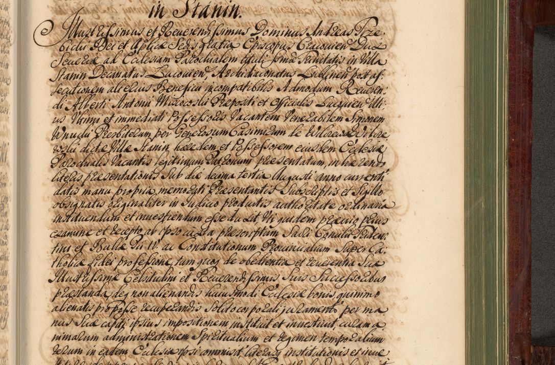 Zdjęcie nr 1182 dla obiektu archiwalnego: Acta actorum episcopalium R. D. Andreae Trzebicki, episcopi Cracoviensis et ducis Severiae de 1679. Volumen VIII