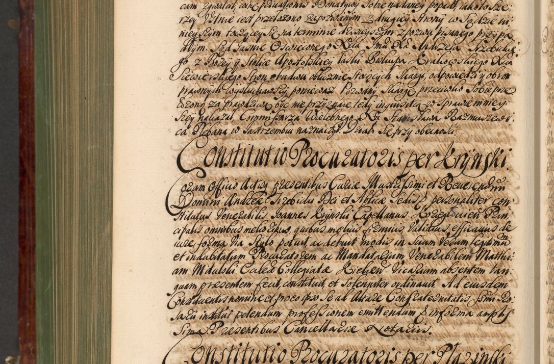 Zdjęcie nr 1181 dla obiektu archiwalnego: Acta actorum episcopalium R. D. Andreae Trzebicki, episcopi Cracoviensis et ducis Severiae de 1679. Volumen VIII
