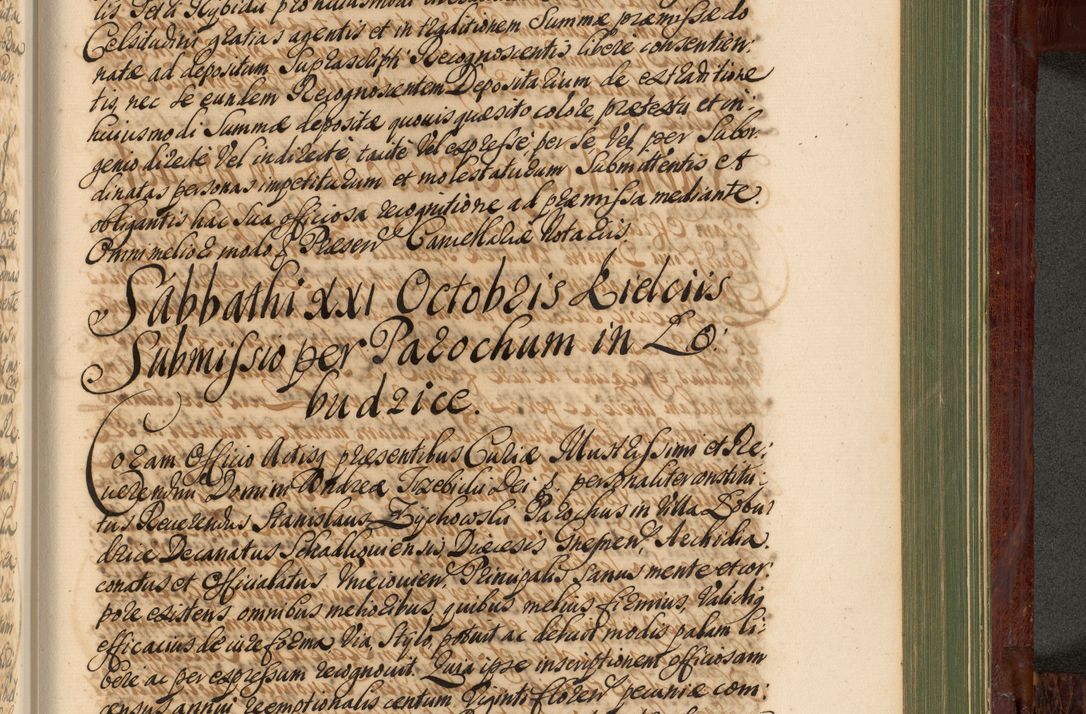 Zdjęcie nr 1166 dla obiektu archiwalnego: Acta actorum episcopalium R. D. Andreae Trzebicki, episcopi Cracoviensis et ducis Severiae de 1679. Volumen VIII
