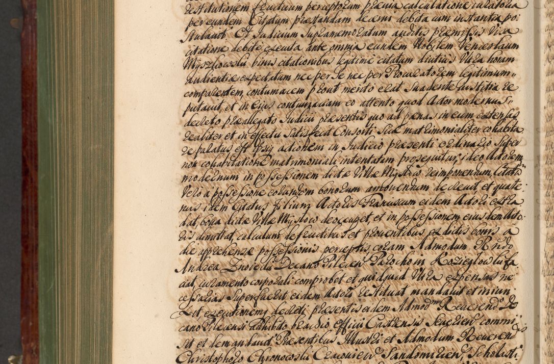 Zdjęcie nr 1159 dla obiektu archiwalnego: Acta actorum episcopalium R. D. Andreae Trzebicki, episcopi Cracoviensis et ducis Severiae de 1679. Volumen VIII
