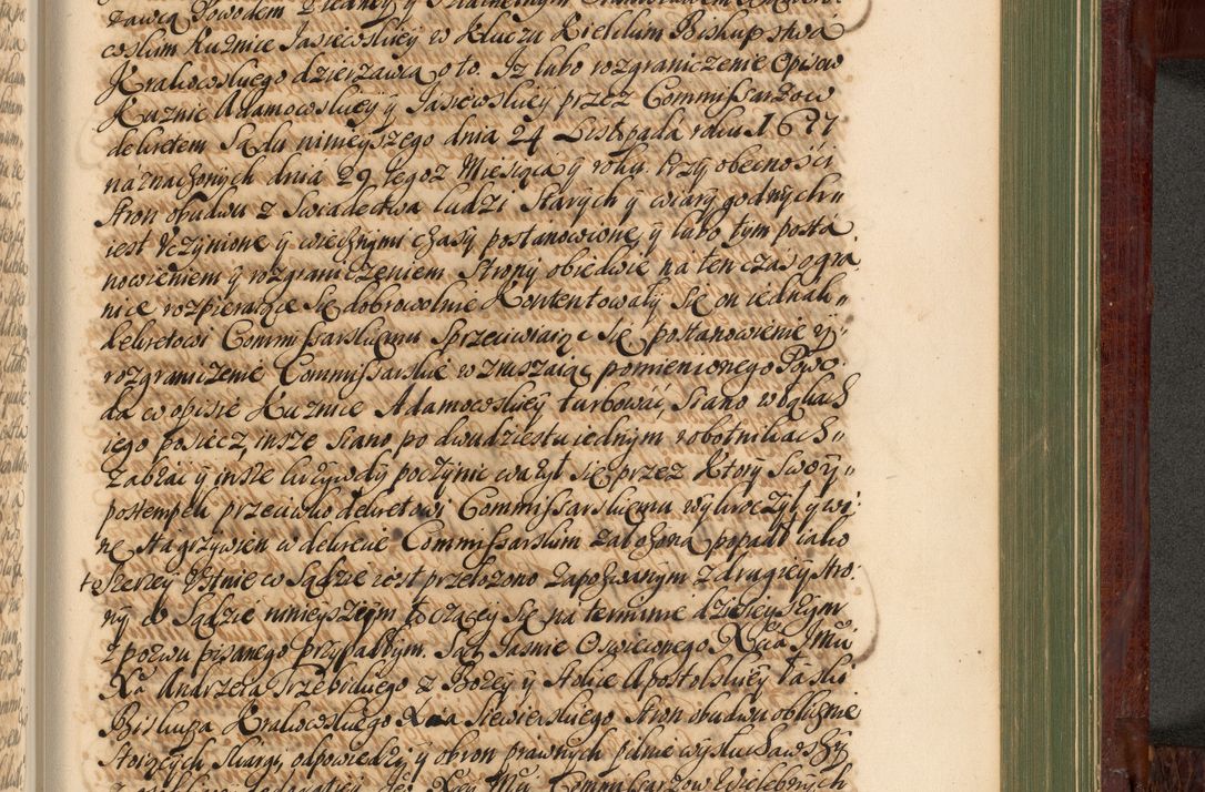 Zdjęcie nr 1160 dla obiektu archiwalnego: Acta actorum episcopalium R. D. Andreae Trzebicki, episcopi Cracoviensis et ducis Severiae de 1679. Volumen VIII