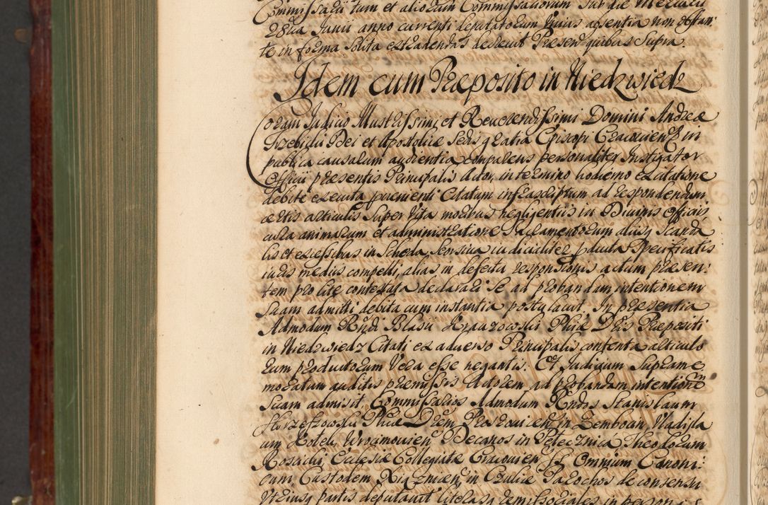 Zdjęcie nr 1157 dla obiektu archiwalnego: Acta actorum episcopalium R. D. Andreae Trzebicki, episcopi Cracoviensis et ducis Severiae de 1679. Volumen VIII