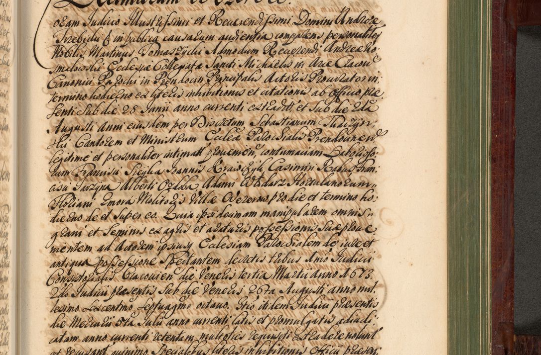 Zdjęcie nr 1152 dla obiektu archiwalnego: Acta actorum episcopalium R. D. Andreae Trzebicki, episcopi Cracoviensis et ducis Severiae de 1679. Volumen VIII