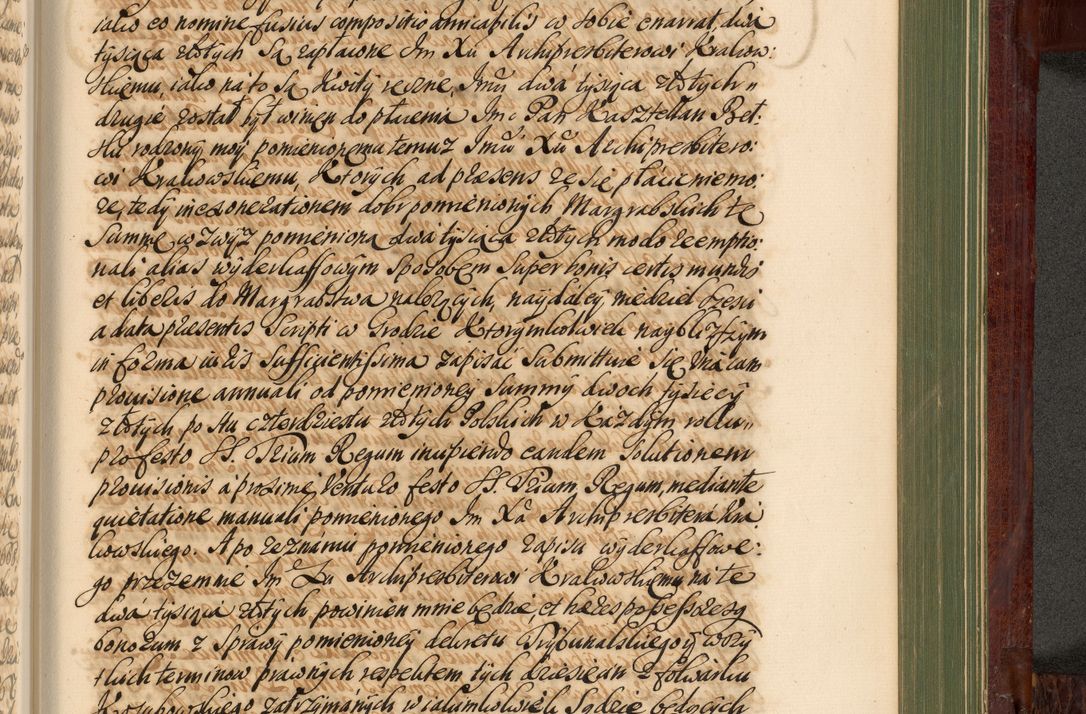 Zdjęcie nr 1146 dla obiektu archiwalnego: Acta actorum episcopalium R. D. Andreae Trzebicki, episcopi Cracoviensis et ducis Severiae de 1679. Volumen VIII