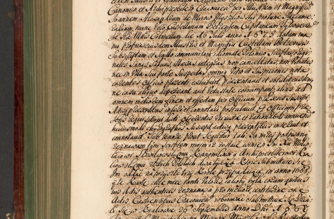 Zdjęcie nr 1145 dla obiektu archiwalnego: Acta actorum episcopalium R. D. Andreae Trzebicki, episcopi Cracoviensis et ducis Severiae de 1679. Volumen VIII