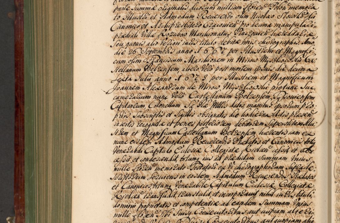 Zdjęcie nr 1143 dla obiektu archiwalnego: Acta actorum episcopalium R. D. Andreae Trzebicki, episcopi Cracoviensis et ducis Severiae de 1679. Volumen VIII
