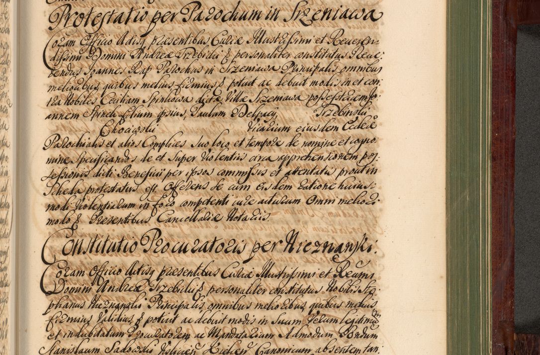Zdjęcie nr 1140 dla obiektu archiwalnego: Acta actorum episcopalium R. D. Andreae Trzebicki, episcopi Cracoviensis et ducis Severiae de 1679. Volumen VIII