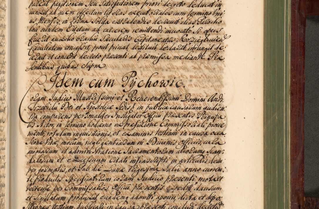 Zdjęcie nr 1136 dla obiektu archiwalnego: Acta actorum episcopalium R. D. Andreae Trzebicki, episcopi Cracoviensis et ducis Severiae de 1679. Volumen VIII