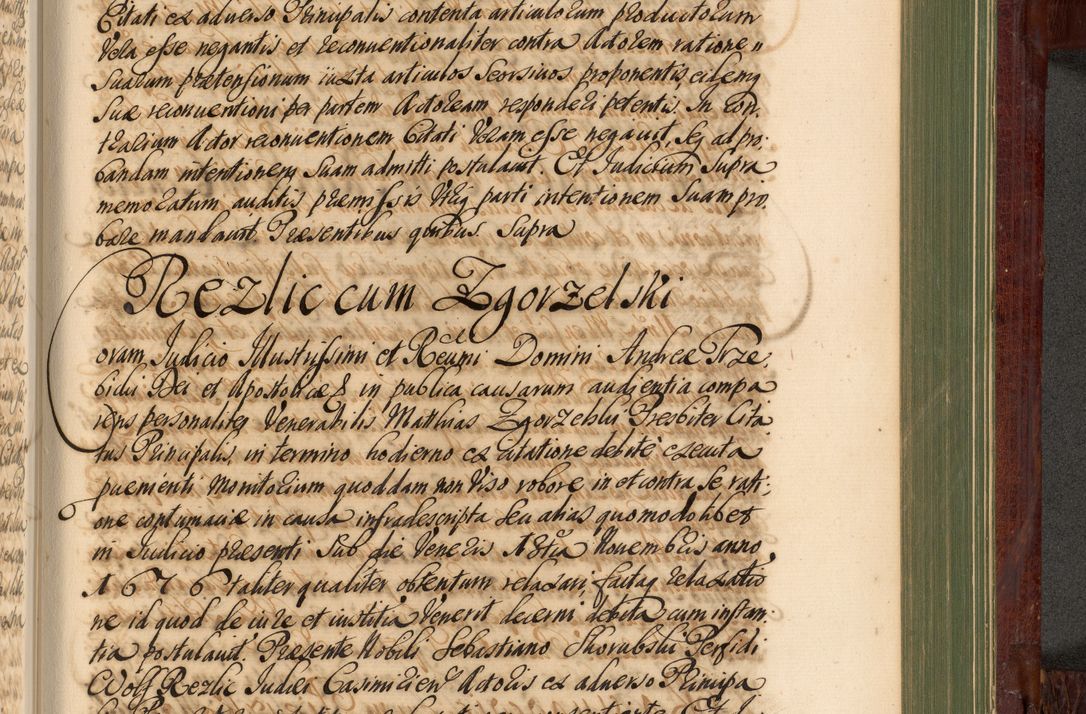 Zdjęcie nr 1128 dla obiektu archiwalnego: Acta actorum episcopalium R. D. Andreae Trzebicki, episcopi Cracoviensis et ducis Severiae de 1679. Volumen VIII