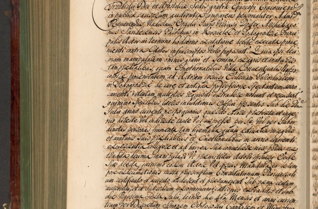 Zdjęcie nr 1115 dla obiektu archiwalnego: Acta actorum episcopalium R. D. Andreae Trzebicki, episcopi Cracoviensis et ducis Severiae de 1679. Volumen VIII