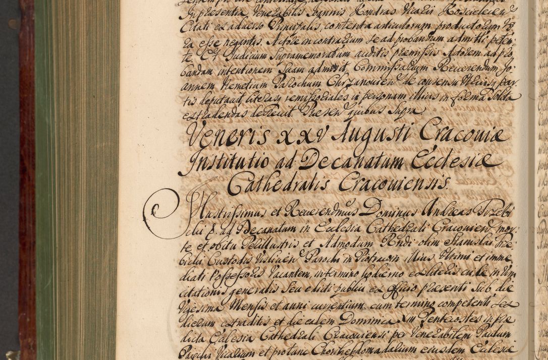 Zdjęcie nr 1109 dla obiektu archiwalnego: Acta actorum episcopalium R. D. Andreae Trzebicki, episcopi Cracoviensis et ducis Severiae de 1679. Volumen VIII