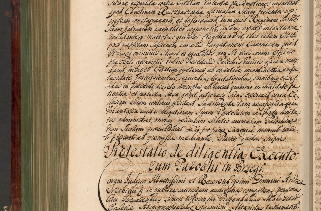 Zdjęcie nr 1107 dla obiektu archiwalnego: Acta actorum episcopalium R. D. Andreae Trzebicki, episcopi Cracoviensis et ducis Severiae de 1679. Volumen VIII