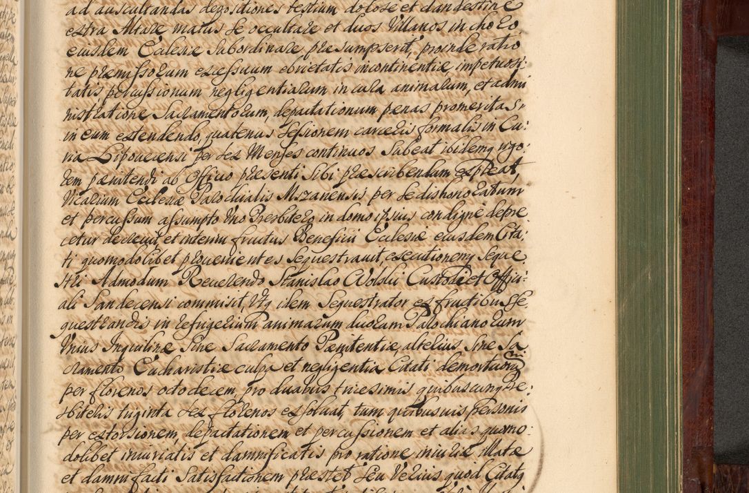 Zdjęcie nr 1106 dla obiektu archiwalnego: Acta actorum episcopalium R. D. Andreae Trzebicki, episcopi Cracoviensis et ducis Severiae de 1679. Volumen VIII