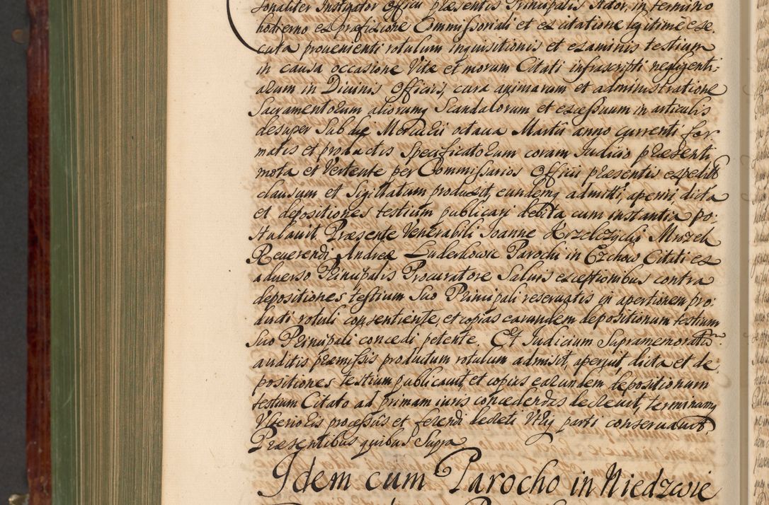Zdjęcie nr 1101 dla obiektu archiwalnego: Acta actorum episcopalium R. D. Andreae Trzebicki, episcopi Cracoviensis et ducis Severiae de 1679. Volumen VIII