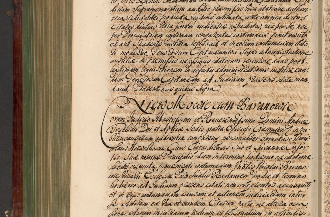 Zdjęcie nr 1097 dla obiektu archiwalnego: Acta actorum episcopalium R. D. Andreae Trzebicki, episcopi Cracoviensis et ducis Severiae de 1679. Volumen VIII