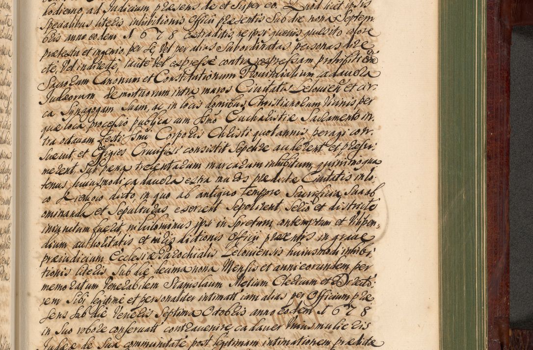 Zdjęcie nr 1096 dla obiektu archiwalnego: Acta actorum episcopalium R. D. Andreae Trzebicki, episcopi Cracoviensis et ducis Severiae de 1679. Volumen VIII