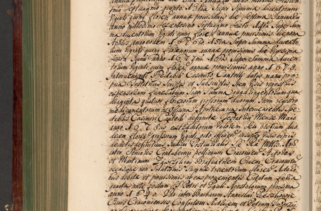 Zdjęcie nr 1089 dla obiektu archiwalnego: Acta actorum episcopalium R. D. Andreae Trzebicki, episcopi Cracoviensis et ducis Severiae de 1679. Volumen VIII