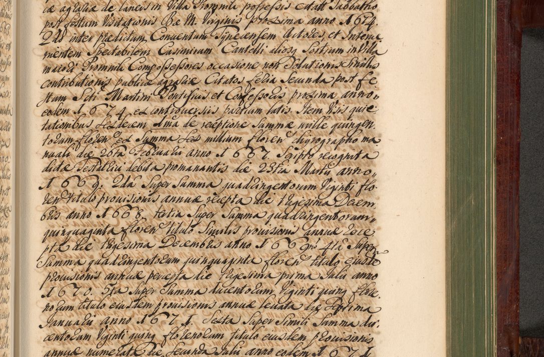 Zdjęcie nr 1088 dla obiektu archiwalnego: Acta actorum episcopalium R. D. Andreae Trzebicki, episcopi Cracoviensis et ducis Severiae de 1679. Volumen VIII