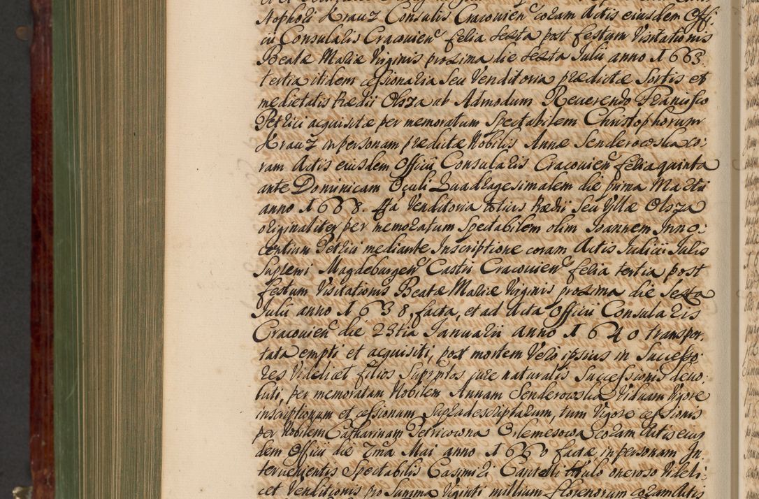 Zdjęcie nr 1087 dla obiektu archiwalnego: Acta actorum episcopalium R. D. Andreae Trzebicki, episcopi Cracoviensis et ducis Severiae de 1679. Volumen VIII