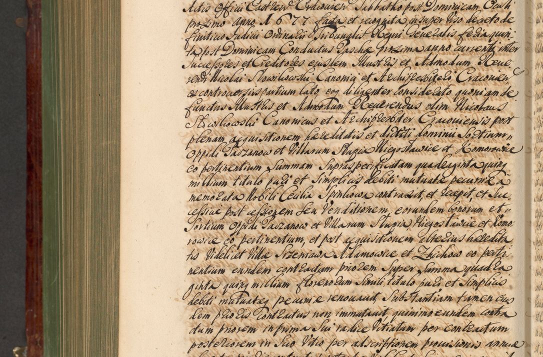 Zdjęcie nr 1081 dla obiektu archiwalnego: Acta actorum episcopalium R. D. Andreae Trzebicki, episcopi Cracoviensis et ducis Severiae de 1679. Volumen VIII
