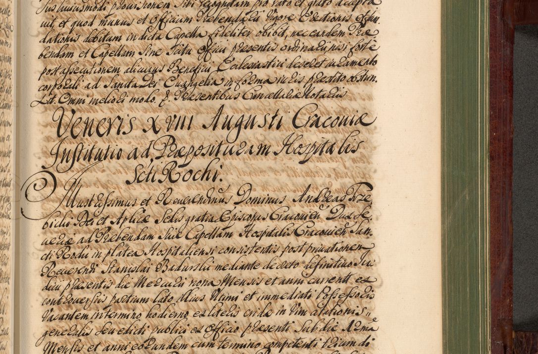 Zdjęcie nr 1076 dla obiektu archiwalnego: Acta actorum episcopalium R. D. Andreae Trzebicki, episcopi Cracoviensis et ducis Severiae de 1679. Volumen VIII