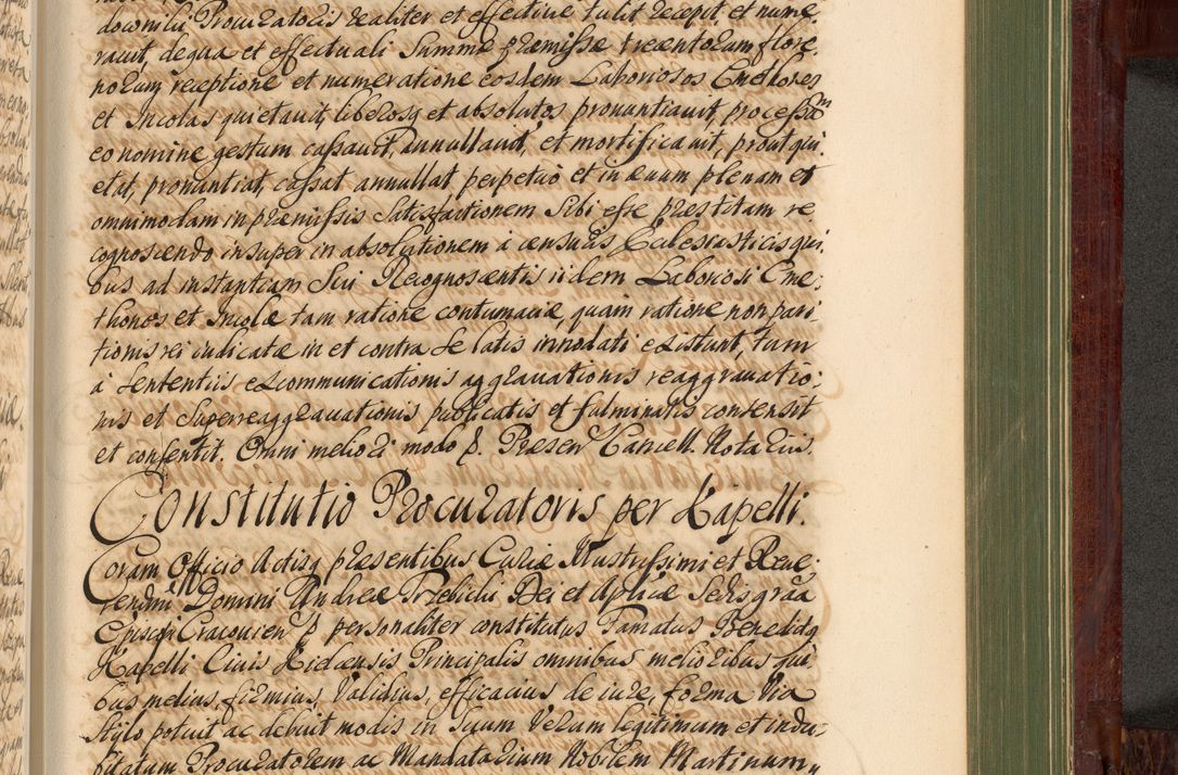 Zdjęcie nr 1074 dla obiektu archiwalnego: Acta actorum episcopalium R. D. Andreae Trzebicki, episcopi Cracoviensis et ducis Severiae de 1679. Volumen VIII
