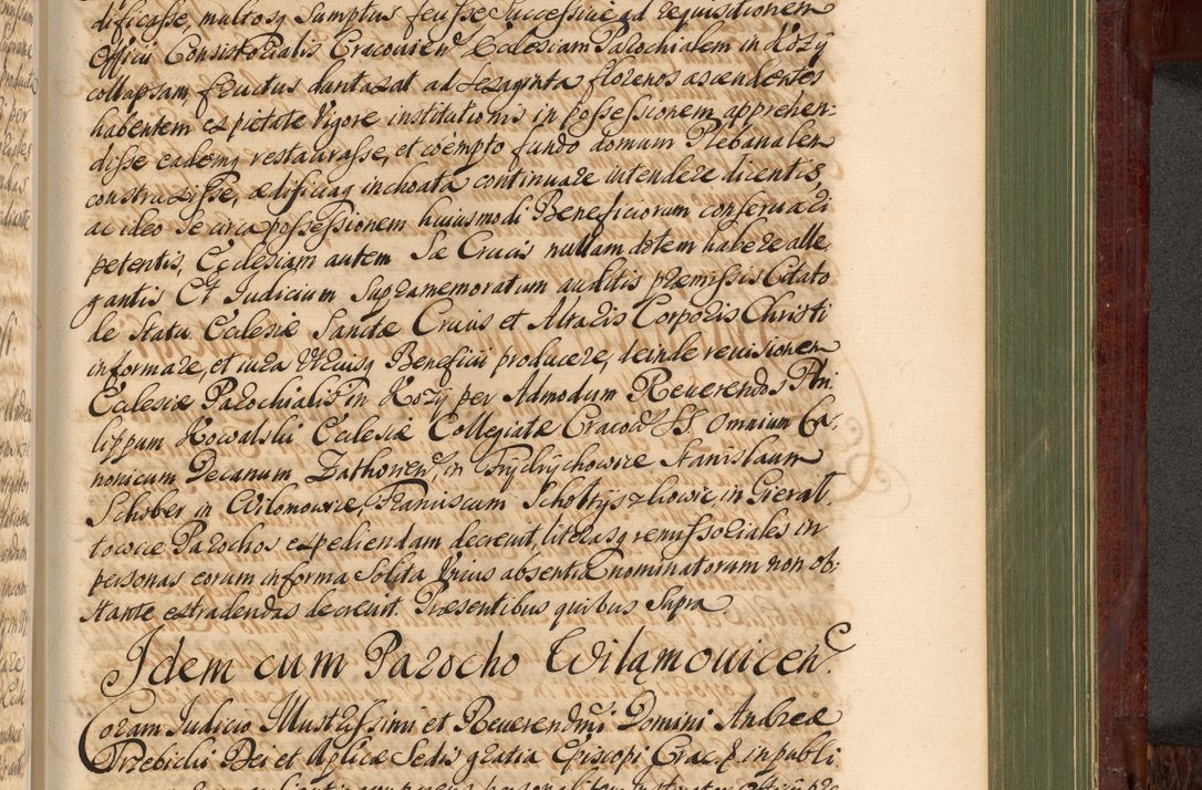 Zdjęcie nr 1066 dla obiektu archiwalnego: Acta actorum episcopalium R. D. Andreae Trzebicki, episcopi Cracoviensis et ducis Severiae de 1679. Volumen VIII