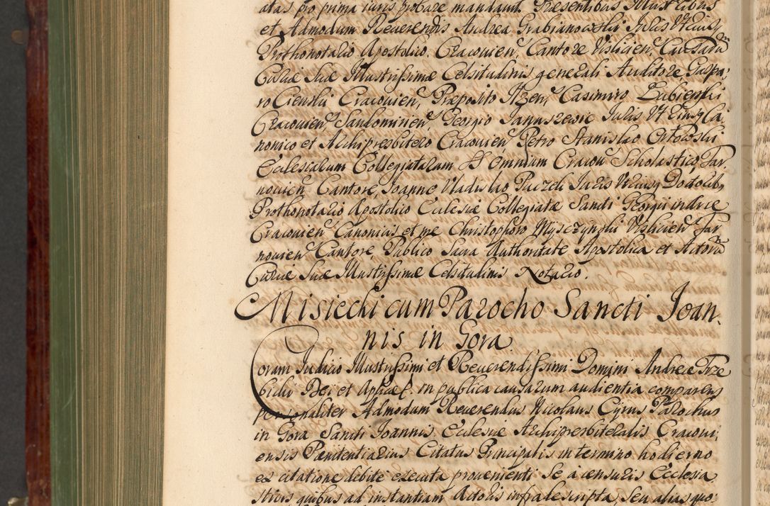 Zdjęcie nr 1061 dla obiektu archiwalnego: Acta actorum episcopalium R. D. Andreae Trzebicki, episcopi Cracoviensis et ducis Severiae de 1679. Volumen VIII