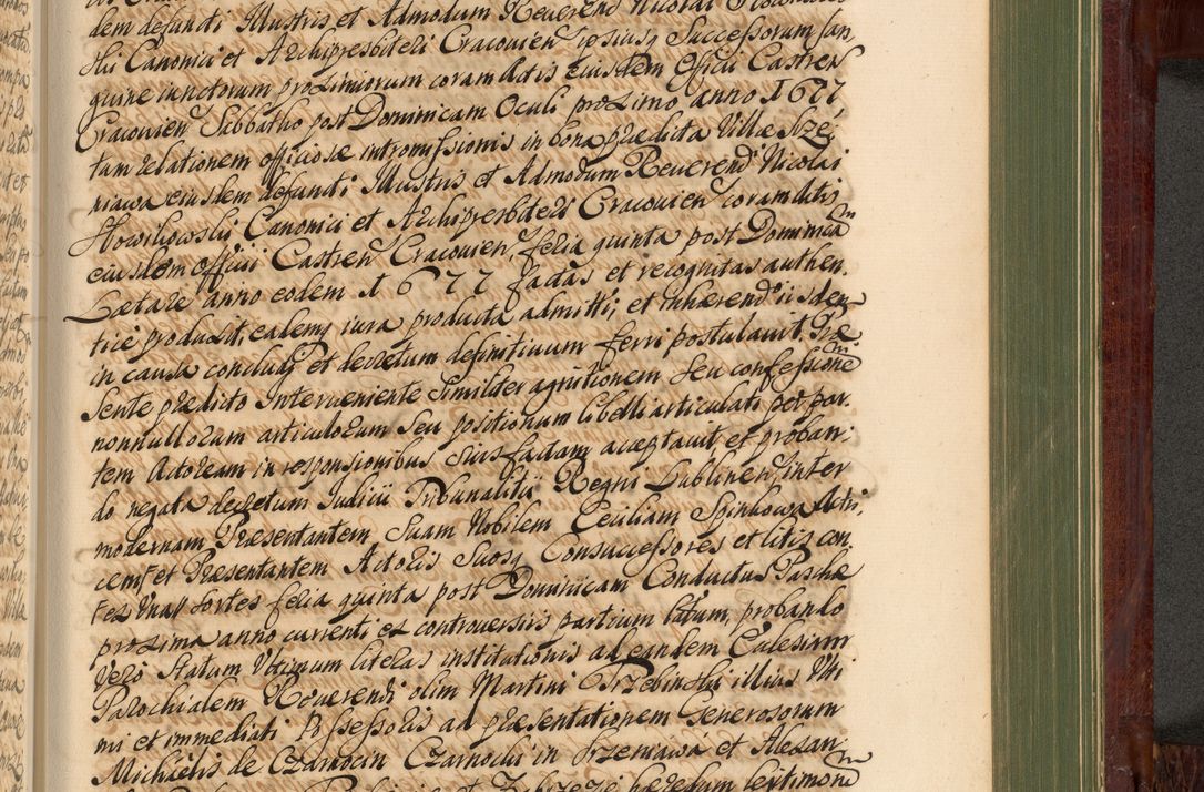Zdjęcie nr 1060 dla obiektu archiwalnego: Acta actorum episcopalium R. D. Andreae Trzebicki, episcopi Cracoviensis et ducis Severiae de 1679. Volumen VIII