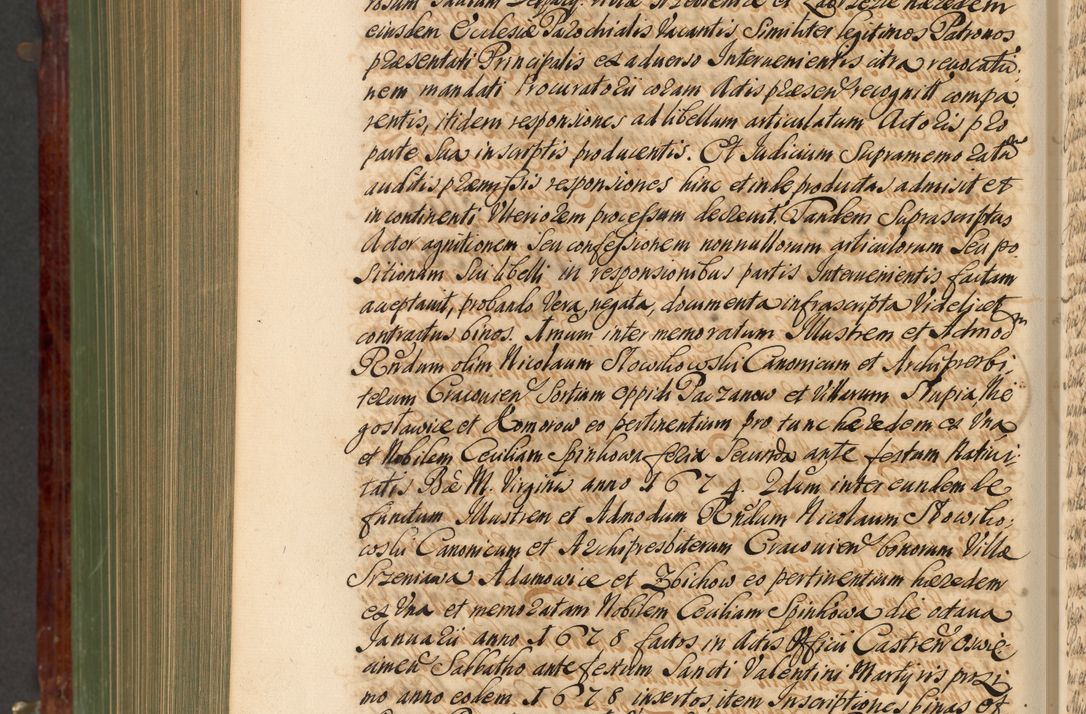 Zdjęcie nr 1059 dla obiektu archiwalnego: Acta actorum episcopalium R. D. Andreae Trzebicki, episcopi Cracoviensis et ducis Severiae de 1679. Volumen VIII