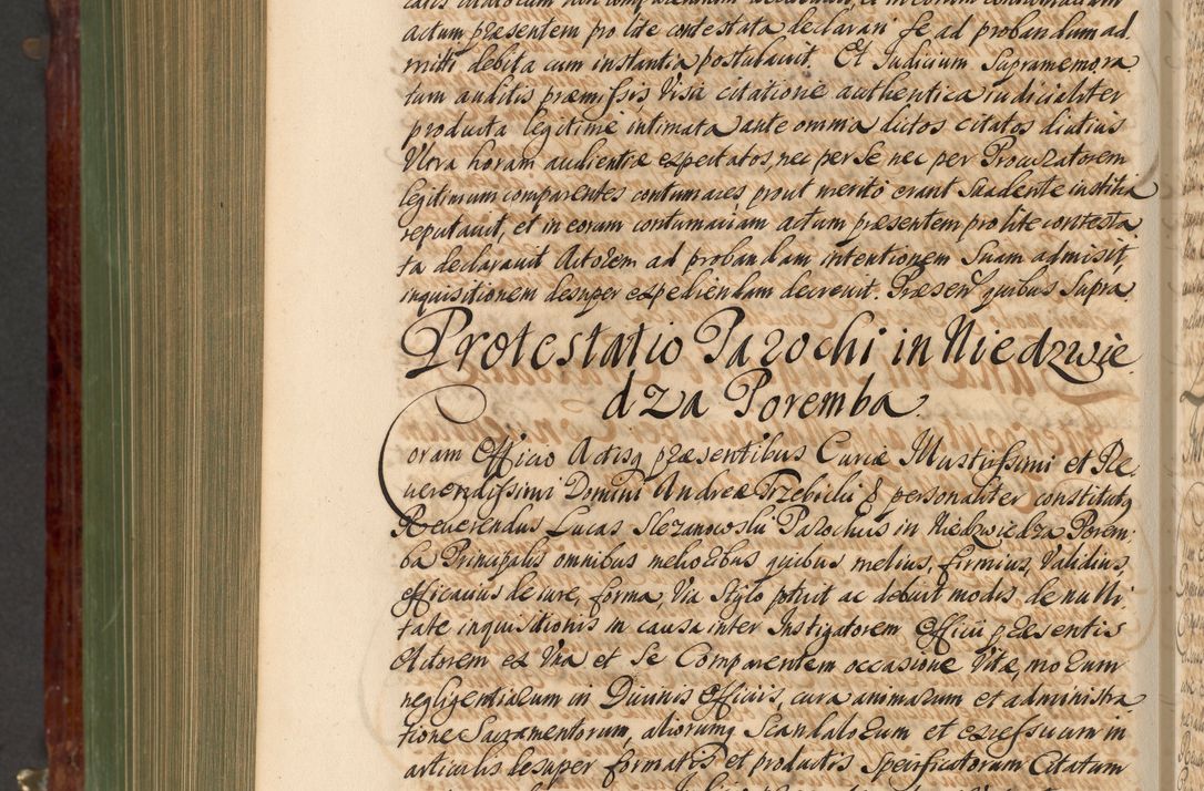 Zdjęcie nr 1047 dla obiektu archiwalnego: Acta actorum episcopalium R. D. Andreae Trzebicki, episcopi Cracoviensis et ducis Severiae de 1679. Volumen VIII