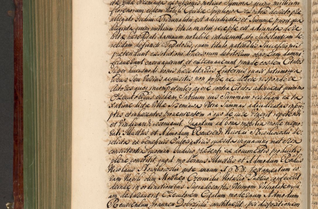 Zdjęcie nr 1035 dla obiektu archiwalnego: Acta actorum episcopalium R. D. Andreae Trzebicki, episcopi Cracoviensis et ducis Severiae de 1679. Volumen VIII