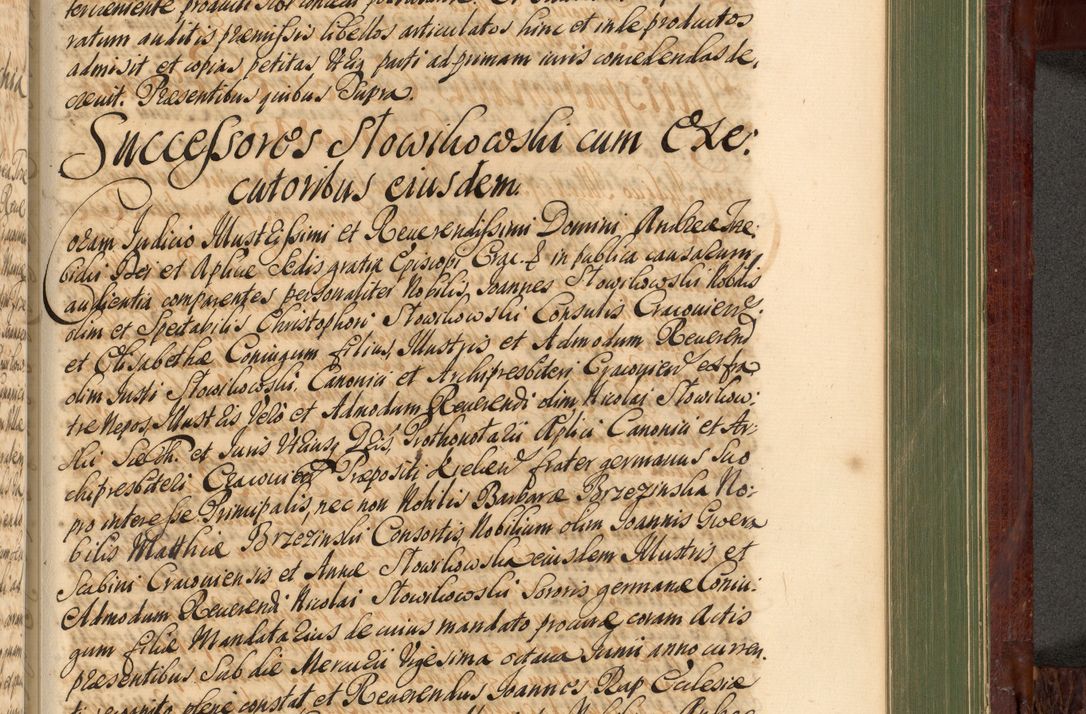 Zdjęcie nr 1030 dla obiektu archiwalnego: Acta actorum episcopalium R. D. Andreae Trzebicki, episcopi Cracoviensis et ducis Severiae de 1679. Volumen VIII